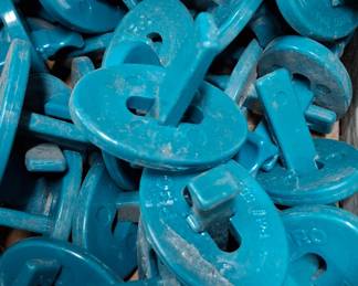 Deck spacers. Build or repair a deck and keep the spacing between boards equal and they are easy removal to be moved to next board to install. Can be purchased individually, by the dozen or all.