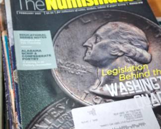 Numismatic magazines for the coin collector. Great information is a valuable asset.