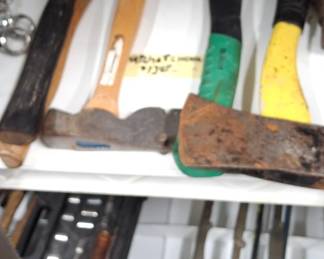 Choice of hand axes or hatchets.