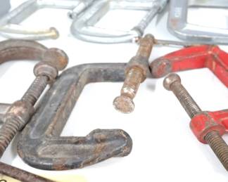 C clamps by choice or all.