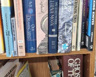 "How to" books with multiple subjects and a permanent reference unlike online information you get. The book is transportable and available with or without electricity.