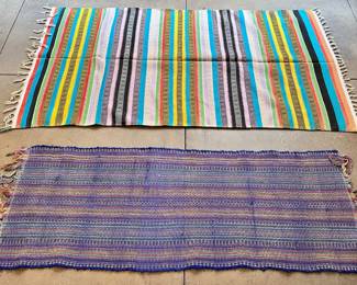 2 Woven Mexican Area Rugs
Lot #: 46