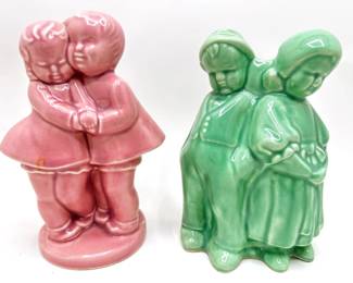 2 Vintage 1950s Vases With Children Figurines
Lot #: 62