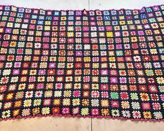 Vintage Hand Made Granny Square Blanket
Lot #: 86