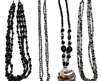 4 Vintage Beaded Necklaces Including Abalone Shell Pendant
Lot #: 69