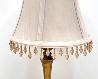 Small Vintage Table Lamp With Beaded Shade
Lot #: 118