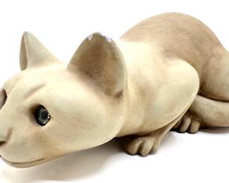 Vintage Stoneware Cat Doorstop Or Garden Sculpture Purchased At Lemart In 1981
Lot #: 104