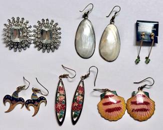 6 Pairs Vintage Earrings Including New 14K Gold Filled
Lot #: 56