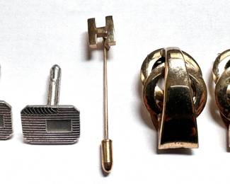 Vintage Cufflinks, Shoe Chips & H Dress Clips
Lot #: 151
