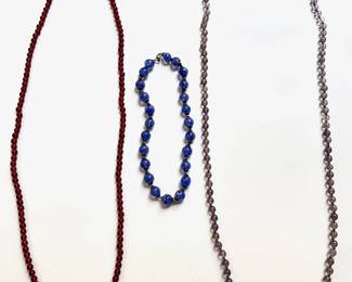 3 Vintage Glass Bead Necklaces
Lot #: 91