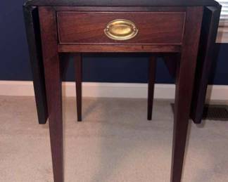 Mahogany Drop Leaf Table by Craftique Mebane