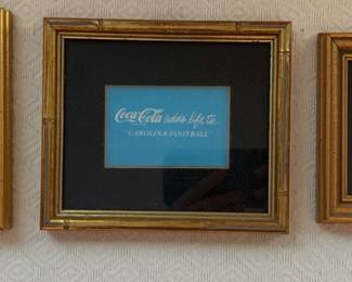 Framed 2 Small CocaCola  1 Merry Christmas Print