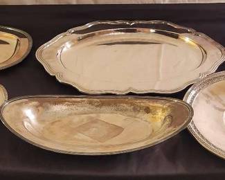 Silver Plated Plates 