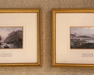 Two Framed Prints of Castles