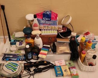 Mystery Lot Of Bathroom Supplies 