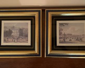 Two Framed Prints Of Chateaus