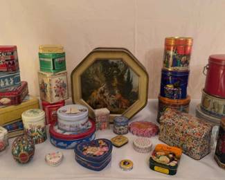 Huge Lot Of Tins