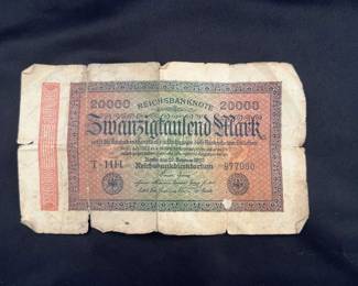 Reichsbanknote German Treasury Note