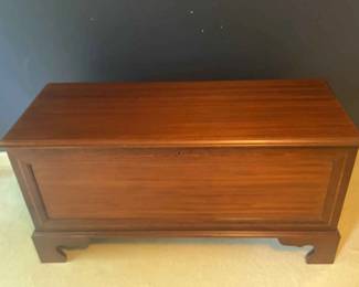 Dark Wood Chest with Slowclose Hinges