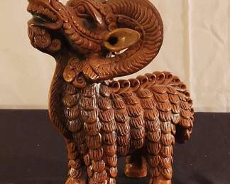 Incense Wood Carved Ram