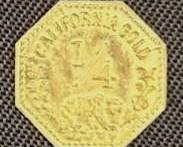1859 California Gold Coin 