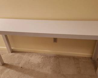 Long White Table 