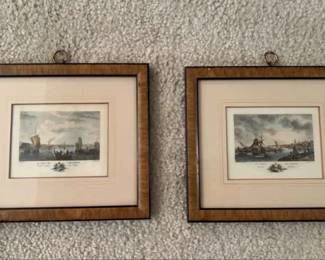 Two Prints of French Ports