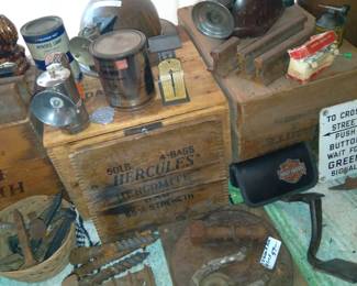 Mining comfort hats carbide lamps