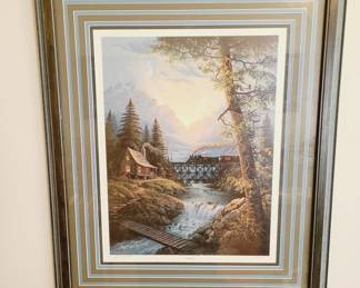 Jesse Barnes Daybreak Signed & Framed