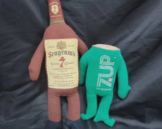70's Seagrams 7 & 7up Plush