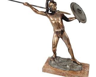 Leonidas King of Sparta Bronze Statue