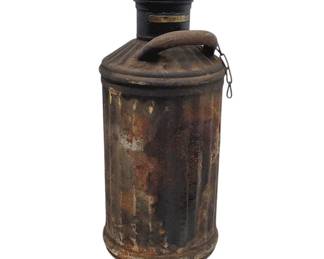 Davis Welding Service Station Oil Container 5 Gal