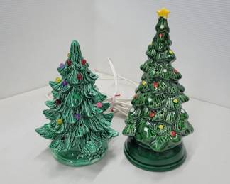 Porcelain Christmas Trees