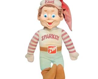 Vtg 7up Sparkly Elf Promo Doll