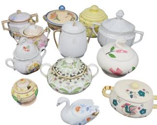 Ceramic & Porcelain Sugar Bowls