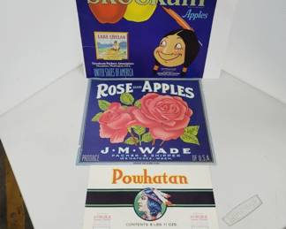 Lithograph Original Crate Labels Lot