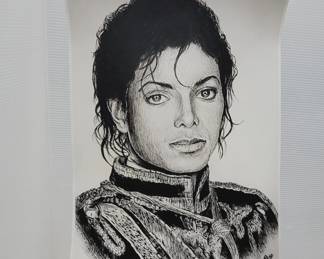 Michael Jackson 6/100 Limited Ed Print