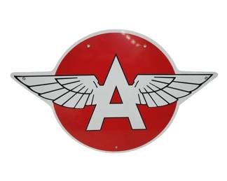 Flying A Porcelain Gas Service Station Sign