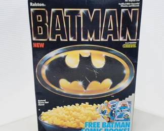 1989 Batman Cereal Box Sealed