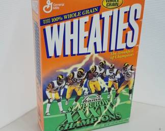 2000 Rams Super Bowl Wheaties Box Sealed