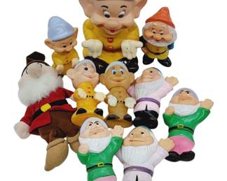 Seven Dwarves Disney Toy Lot