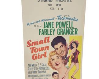 1953 Movie Window Card Small Town Girl
