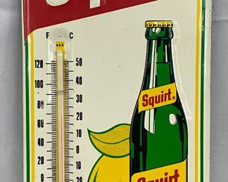 1977 Squirt Soda Thermometer, 6x14 
