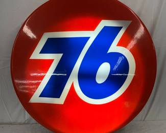 76 Lexan Light-Up Gas Station Sign, 36 Inches