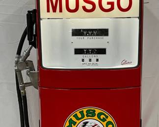 Gilbarco Model 1006D18 Gas Pump Featuring Musgo Graphics