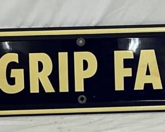 Ground Grip Farm Tires Metal Sign, Self-Framed, 64in x 9in