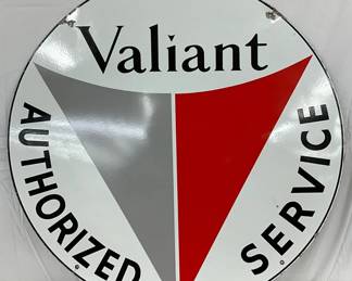 40in. DSP ‘Valiant Authorized Service’ Sign