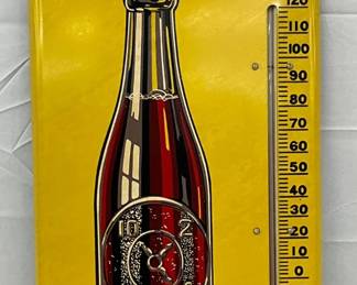 Dr Pepper 10-2-4 Thermometer with Bottle Graphic, 10  x 25 1/2 