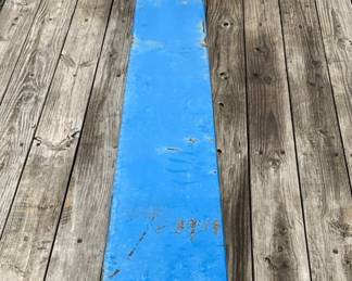 6ft Champlin Oil Pole Sign with Original Paint