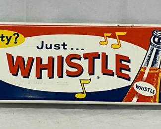 Whistle Soda Door Push with Great Graphics 30x 6